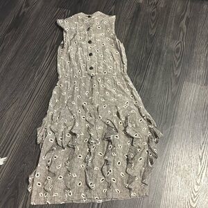 🍍SECRETS A LINE DRESS🍍SZ 8🍍put to pit 15”🍍length 40”🍍waist 14”